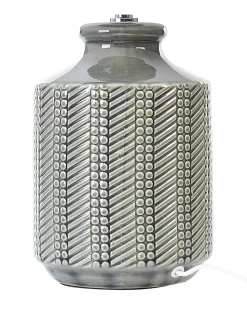 Candeeiro De Mesa Em Ceramica Cinzenta Esperance