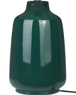 Candeeiro De Mesa Em Ceramica Verde 57 Cm Careta