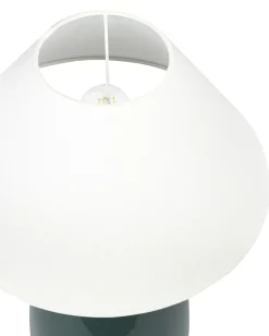 Candeeiro De Mesa Em Ceramica Verde 57 Cm Careta