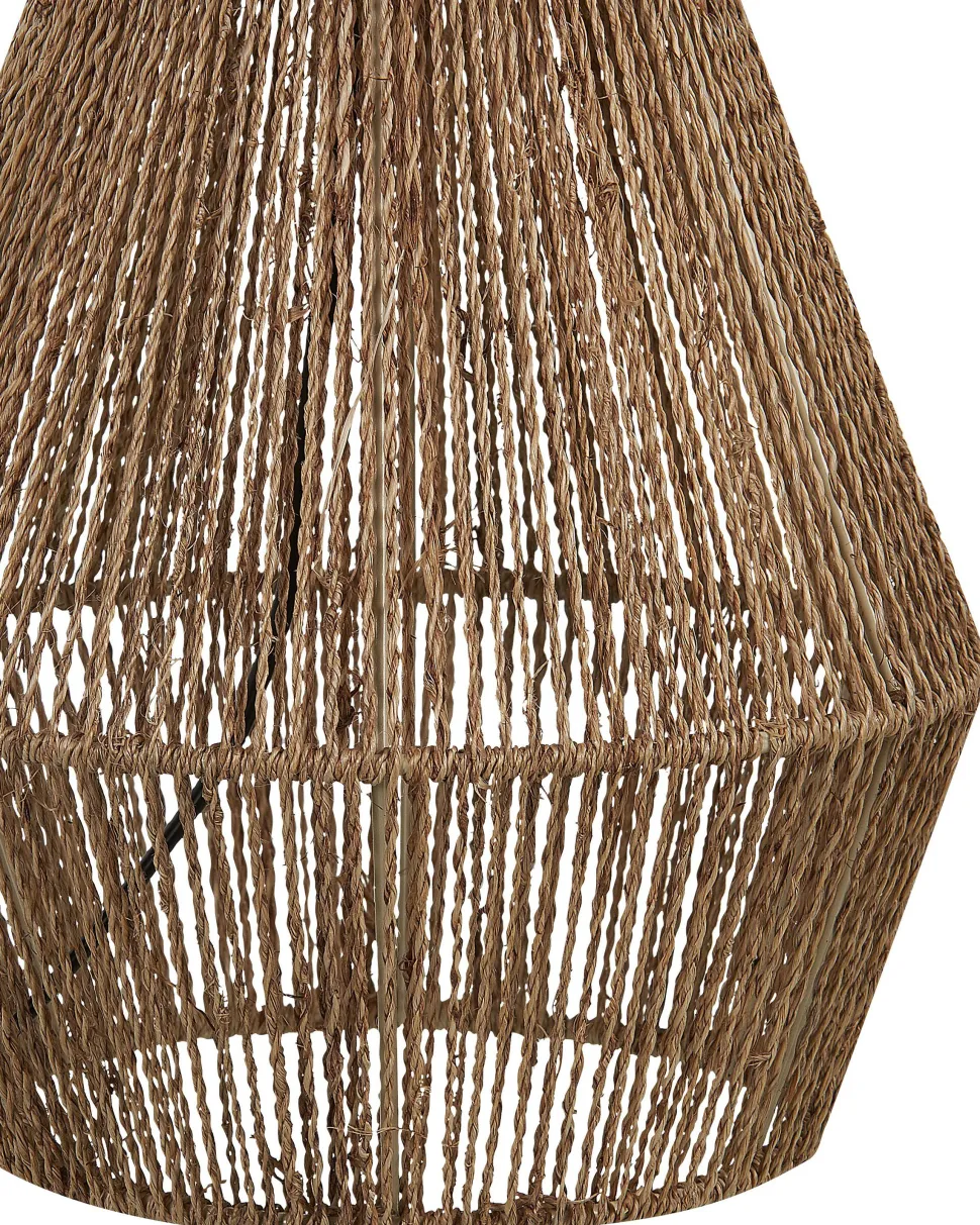 Candeeiro De Mesa Em Corda De Papel Cor Natural 52 Cm Malewa