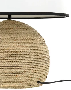 Candeeiro De Mesa Em Corda De Palha 46 Cm Growee