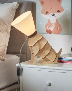 Candeeiro De Mesa Em Formato De Cao 38 Cm Isna