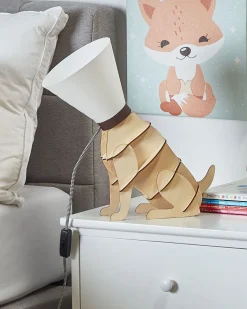 Candeeiro De Mesa Em Formato De Cao 38 Cm Isna