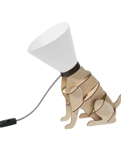 Candeeiro De Mesa Em Formato De Cao 38 Cm Isna