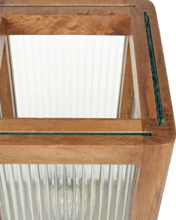 Candeeiro De Mesa Em Madeira Clara De Mango 50 Cm Kolidam