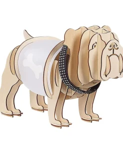 Candeeiro De Mesa Em Madeira Clara Douce