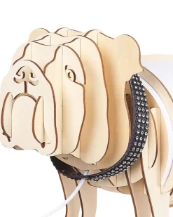 Candeeiro De Mesa Em Madeira Clara Douce