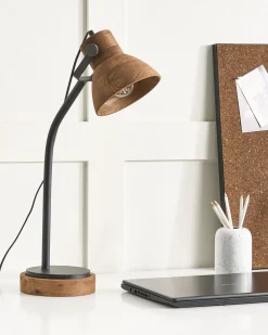 Candeeiro De Mesa Em Madeira De Mango 62 Cm Kolar