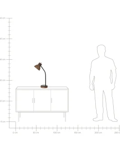 Candeeiro De Mesa Em Madeira De Mango 62 Cm Kolar