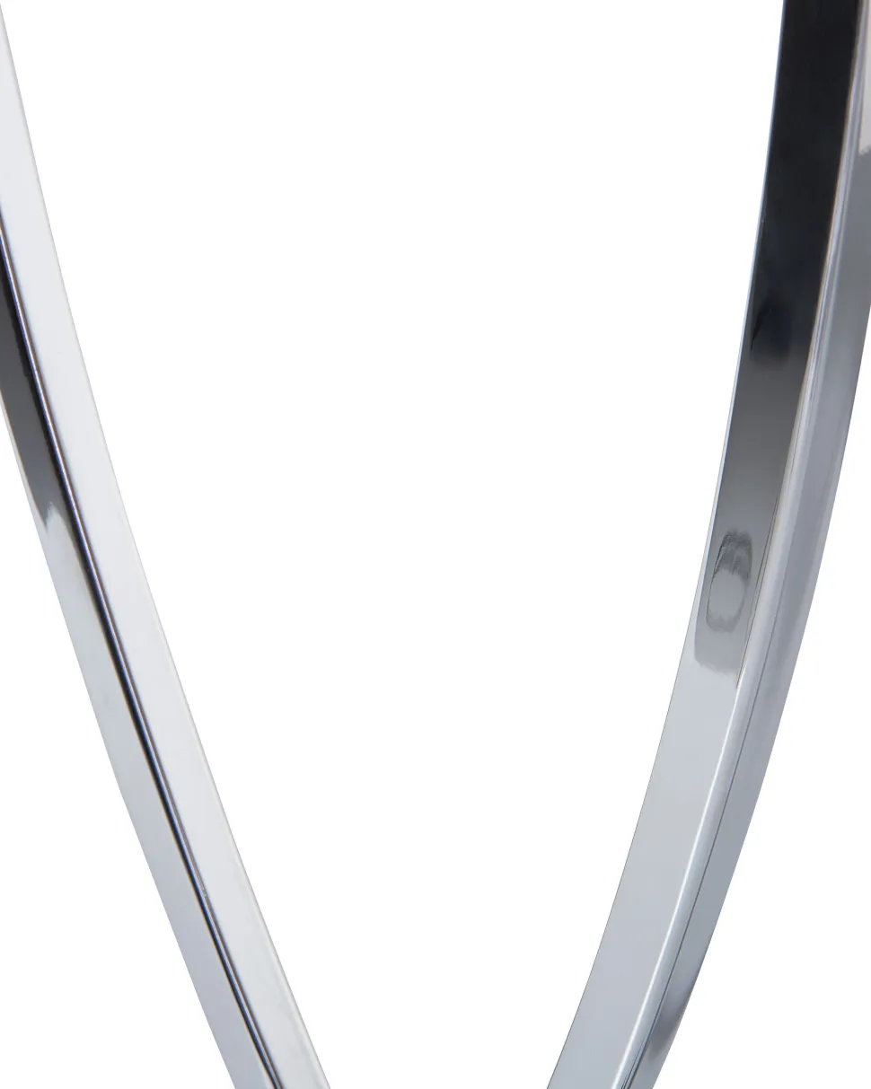 Candeeiro De Mesa Em Metal Prateado E Abajur Preto Yasuni