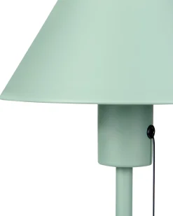 Candeeiro De Mesa Em Metal Verde Claro 37 Cm Caparo