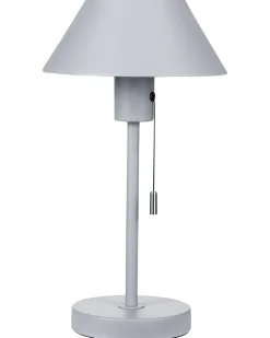 Candeeiro De Mesa Em Metal Cinzento Claro 37 Cm Caparo