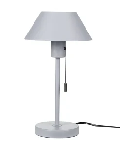 Candeeiro De Mesa Em Metal Cinzento Claro 37 Cm Caparo