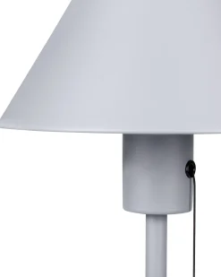 Candeeiro De Mesa Em Metal Cinzento Claro 37 Cm Caparo