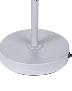 Candeeiro De Mesa Em Metal Cinzento Claro 37 Cm Caparo