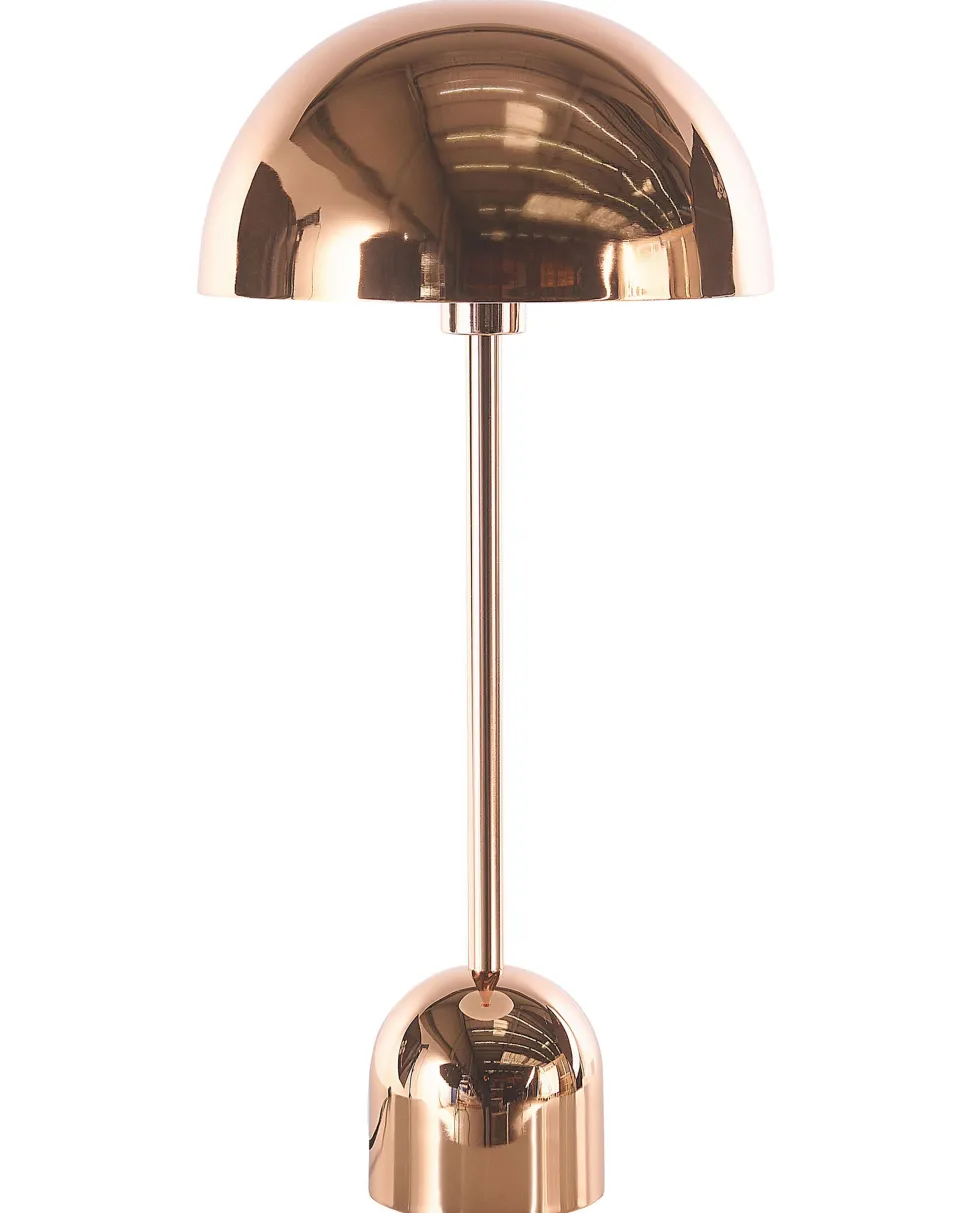 Candeeiro De Mesa Em Metal Cor De Cobre 64 Cm Macasia