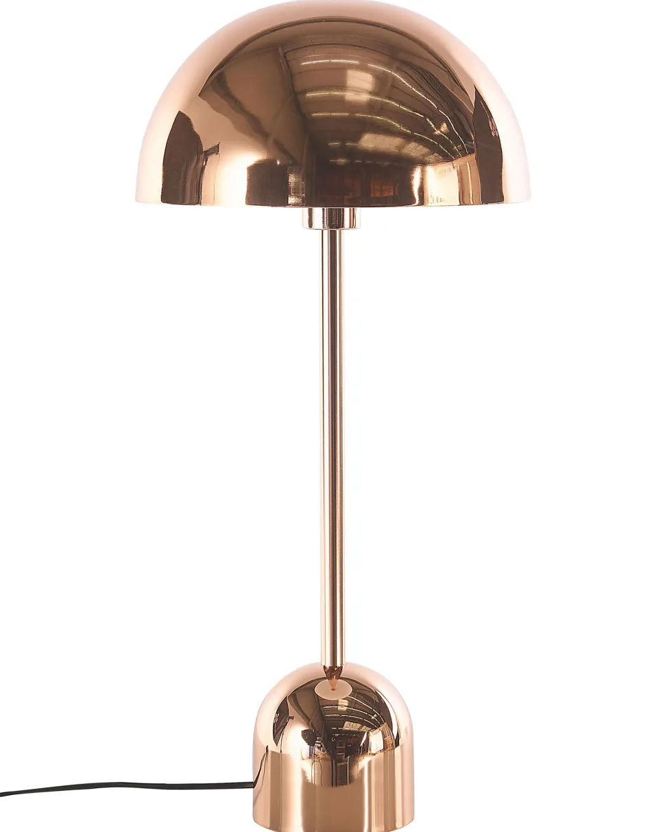 Candeeiro De Mesa Em Metal Cor De Cobre 64 Cm Macasia