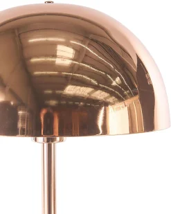 Candeeiro De Mesa Em Metal Cor De Cobre 64 Cm Macasia