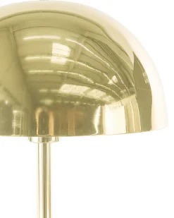 Candeeiro De Mesa Em Metal Dourado 64 Cm Macasia