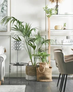 Candeeiro De Mesa Em Metal Cromado E Cristal De Acrilico Tenna