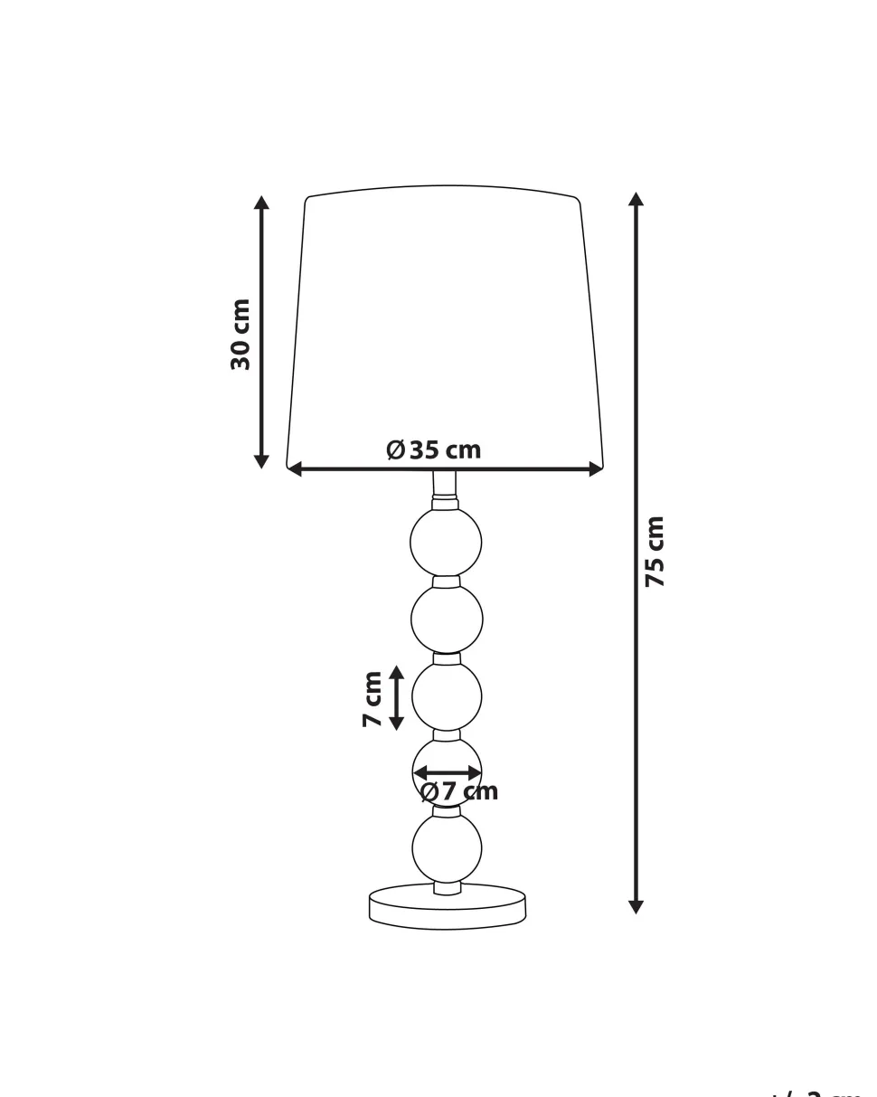 Candeeiro De Mesa Em Metal Preto E Dourado Assonet