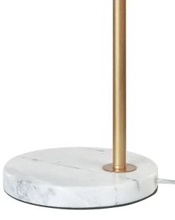 Candeeiro De Mesa Em Metal Dourado 65 Cm Mocal