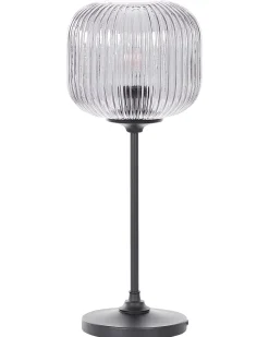 Candeeiro De Mesa Em Metal Preto E Cinzento Tosna