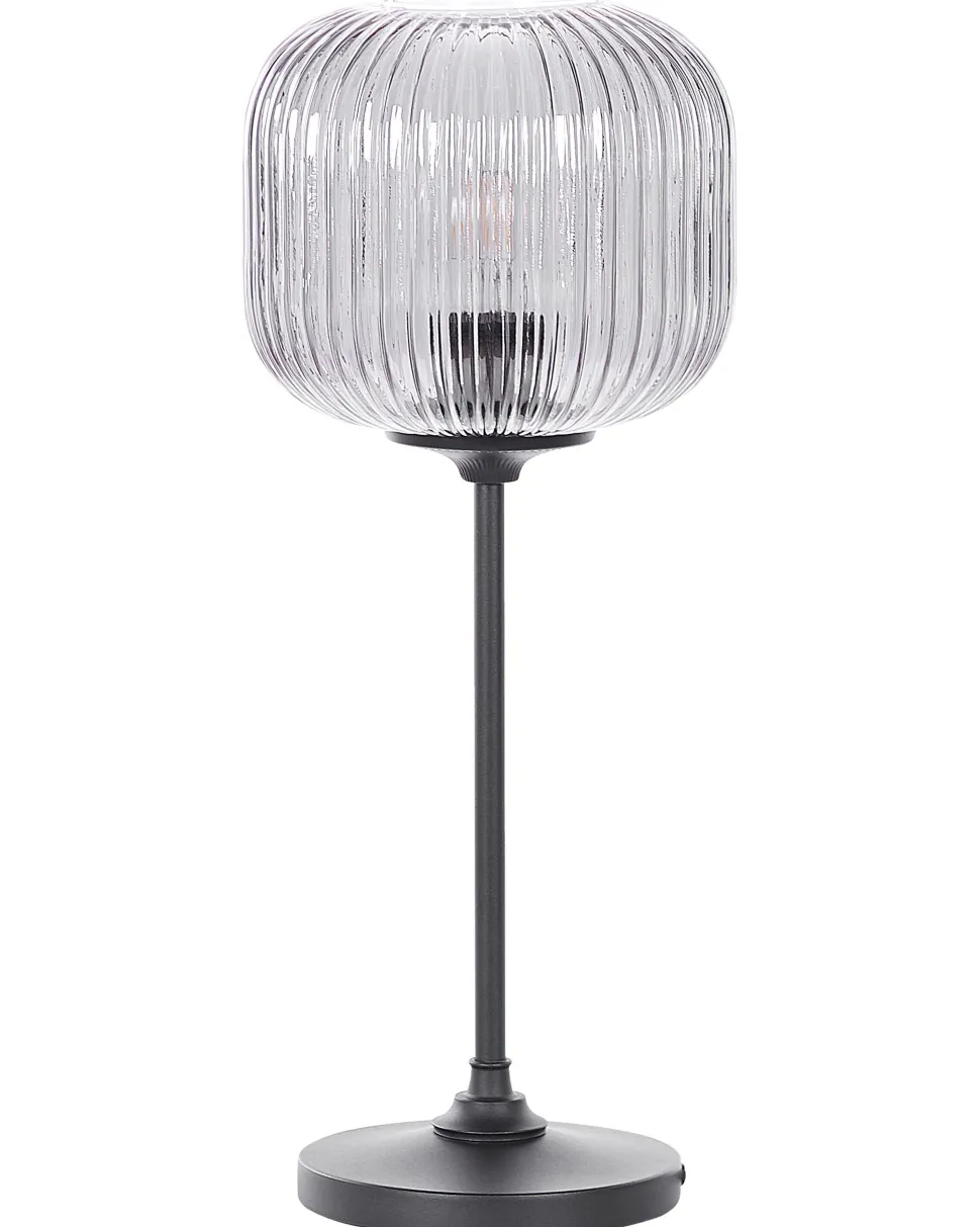 Candeeiro De Mesa Em Metal Preto E Cinzento Tosna