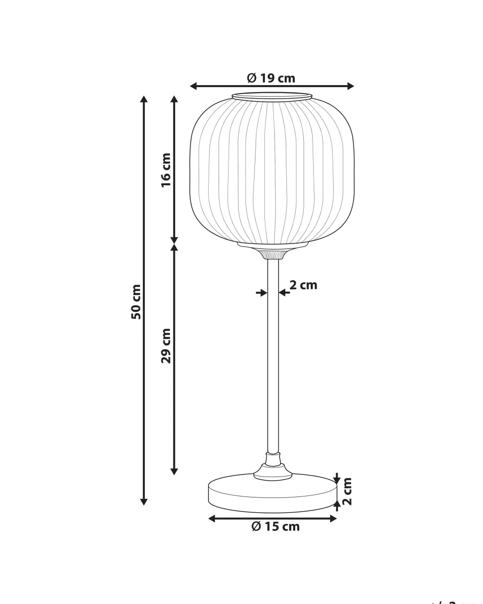 Candeeiro De Mesa Em Metal Preto E Cinzento Tosna