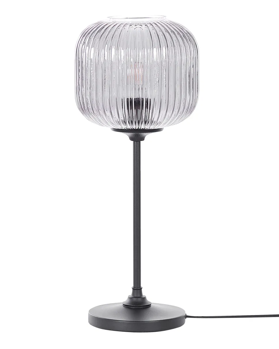 Candeeiro De Mesa Em Metal Preto E Cinzento Tosna