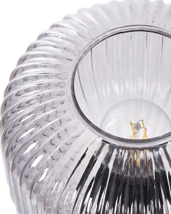 Candeeiro De Mesa Em Metal Preto E Cinzento Tosna