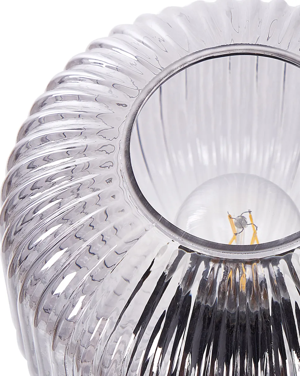 Candeeiro De Mesa Em Metal Preto E Cinzento Tosna