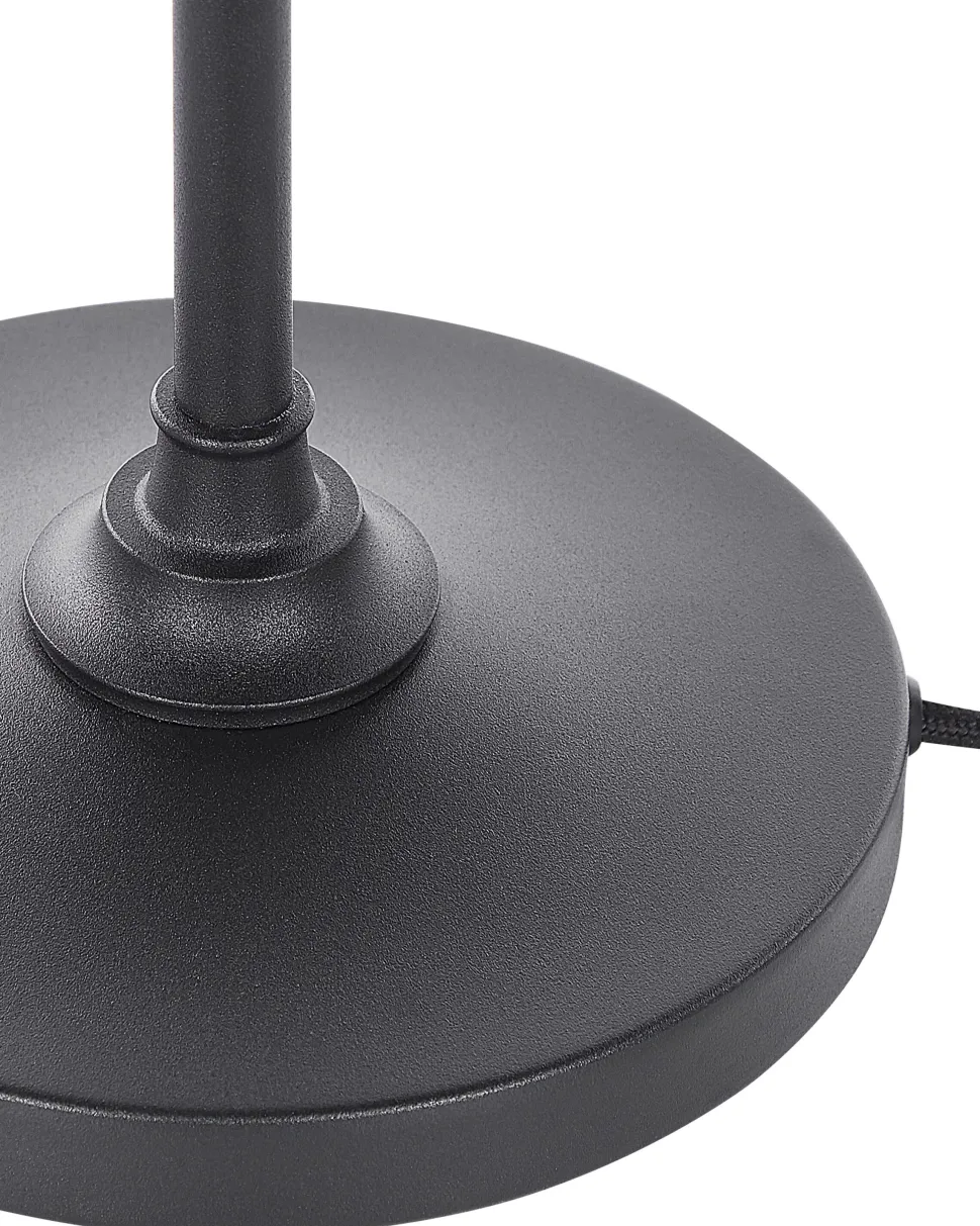 Candeeiro De Mesa Em Metal Preto E Cinzento Tosna