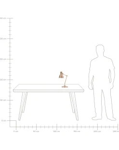 Candeeiro De Mesa Em Metal Dourado Monsan