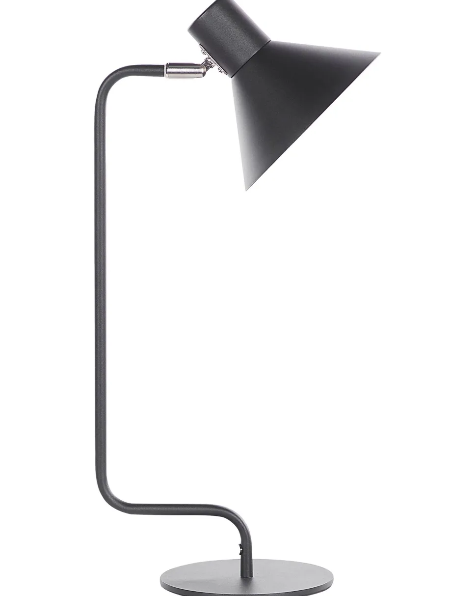 Candeeiro De Mesa Em Metal Preto 51 Cm Rimava