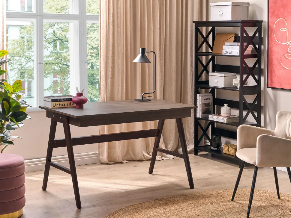 Candeeiro De Mesa Em Metal Preto 51 Cm Rimava