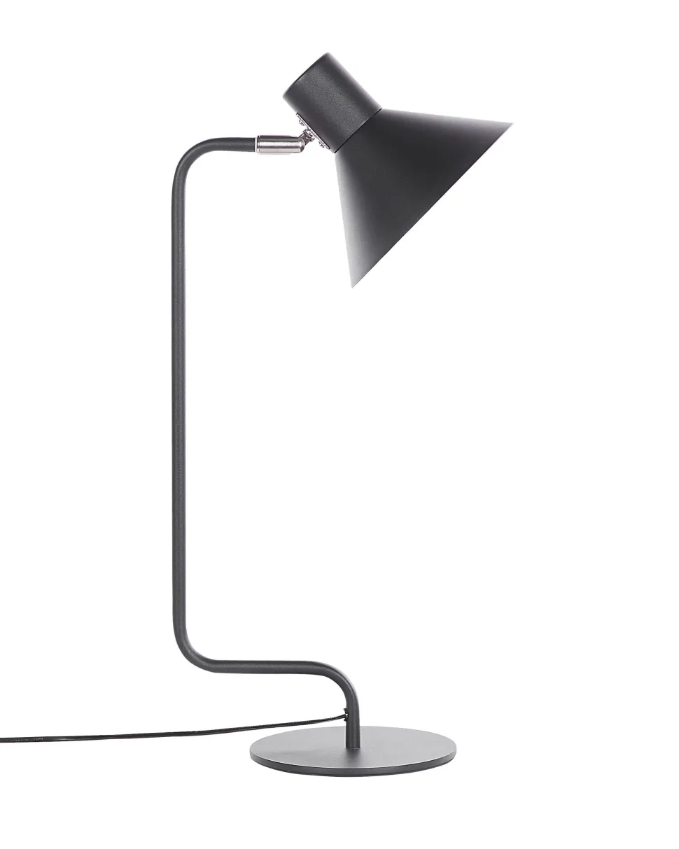 Candeeiro De Mesa Em Metal Preto 51 Cm Rimava