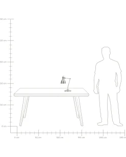 Candeeiro De Mesa Em Metal Prateado Monsan