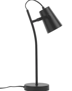 Candeeiro De Mesa Em Metal Preto Flint