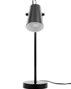 Candeeiro De Mesa Em Metal Preto Flint