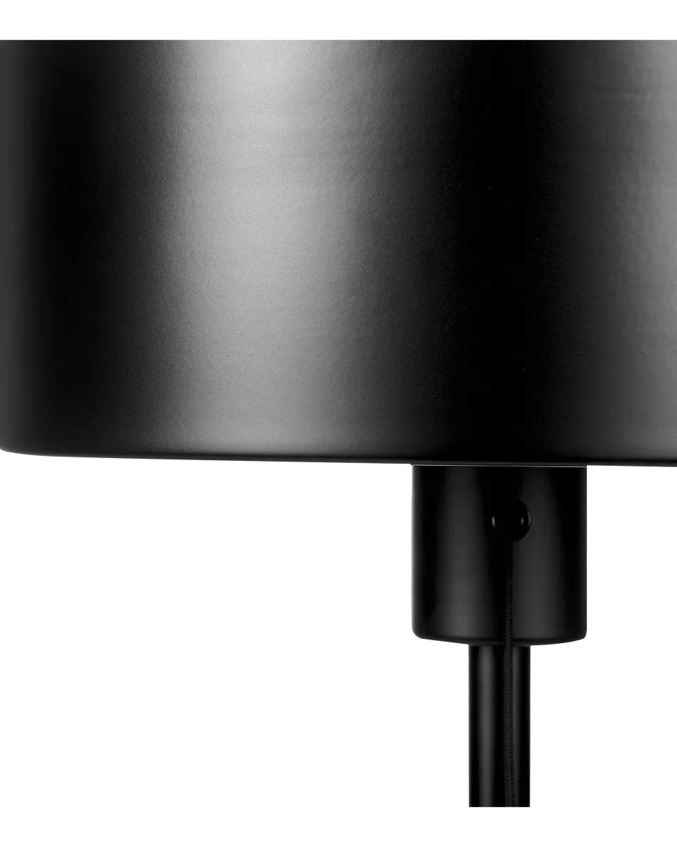 Candeeiro De Mesa Em Metal Preto Com Entrada Usb 47 Cm Aripo