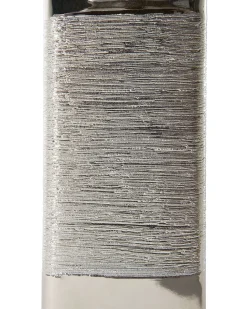 Candeeiro De Mesa Em Porcelana Com Formato Retangular E Cor Cinzenta Onyx