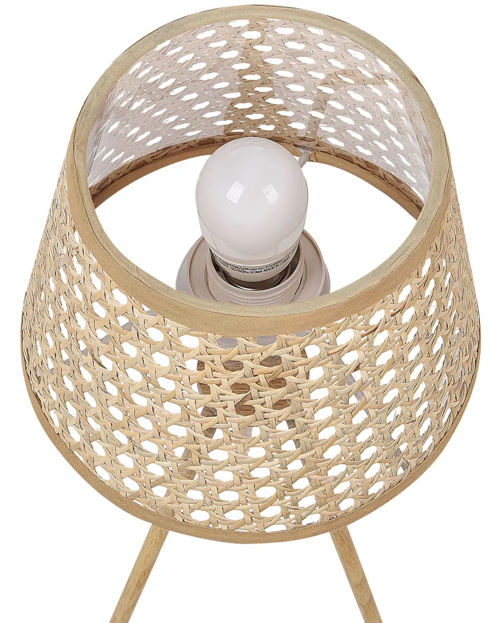 Candeeiro De Mesa Em Rattan Natural Boetica