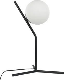 Candeeiro De Mesa Em Vidro Preto 45 Cm Wapiti