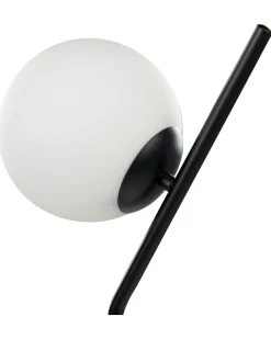 Candeeiro De Mesa Em Vidro Preto 45 Cm Wapiti