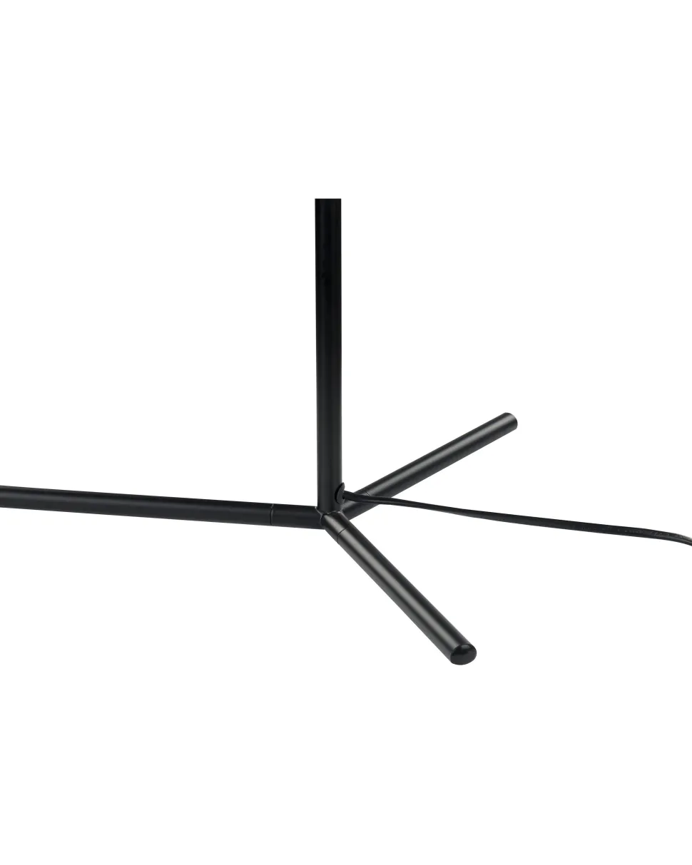 Candeeiro De Mesa Em Vidro Preto 45 Cm Wapiti
