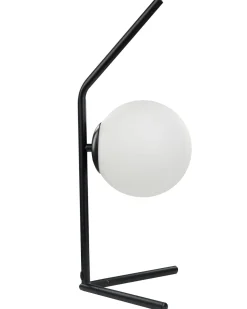 Candeeiro De Mesa Em Vidro Preto 47 Cm Wapiti