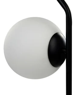 Candeeiro De Mesa Em Vidro Preto 47 Cm Wapiti