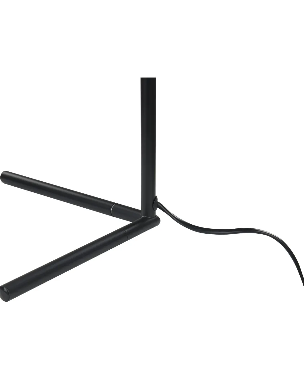 Candeeiro De Mesa Em Vidro Preto 47 Cm Wapiti