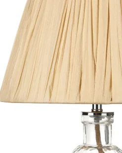 Candeeiro De Mesa Em Vidro Transparente 54 Cm Blanco